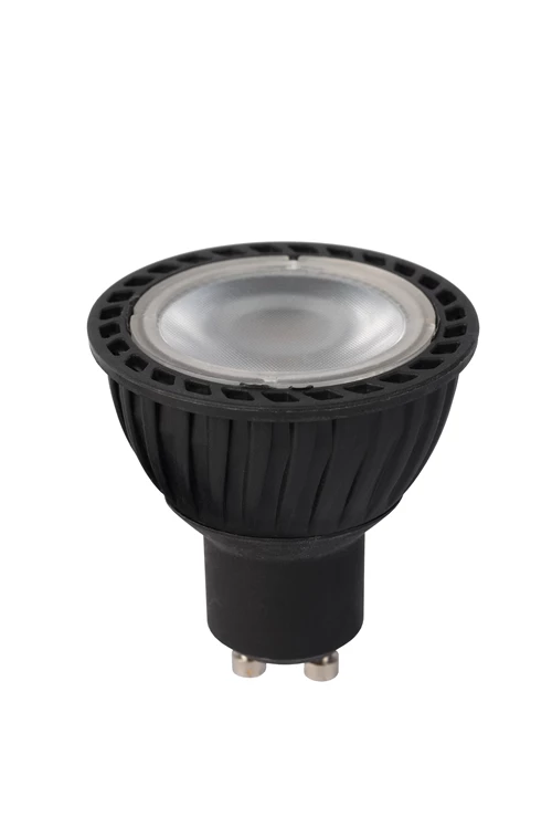Lucide MR16 - Lámpara led - Ø 5 cm - LED Regul. - GU10 - 1x5W 2200K/2700K - Negro - apagado
